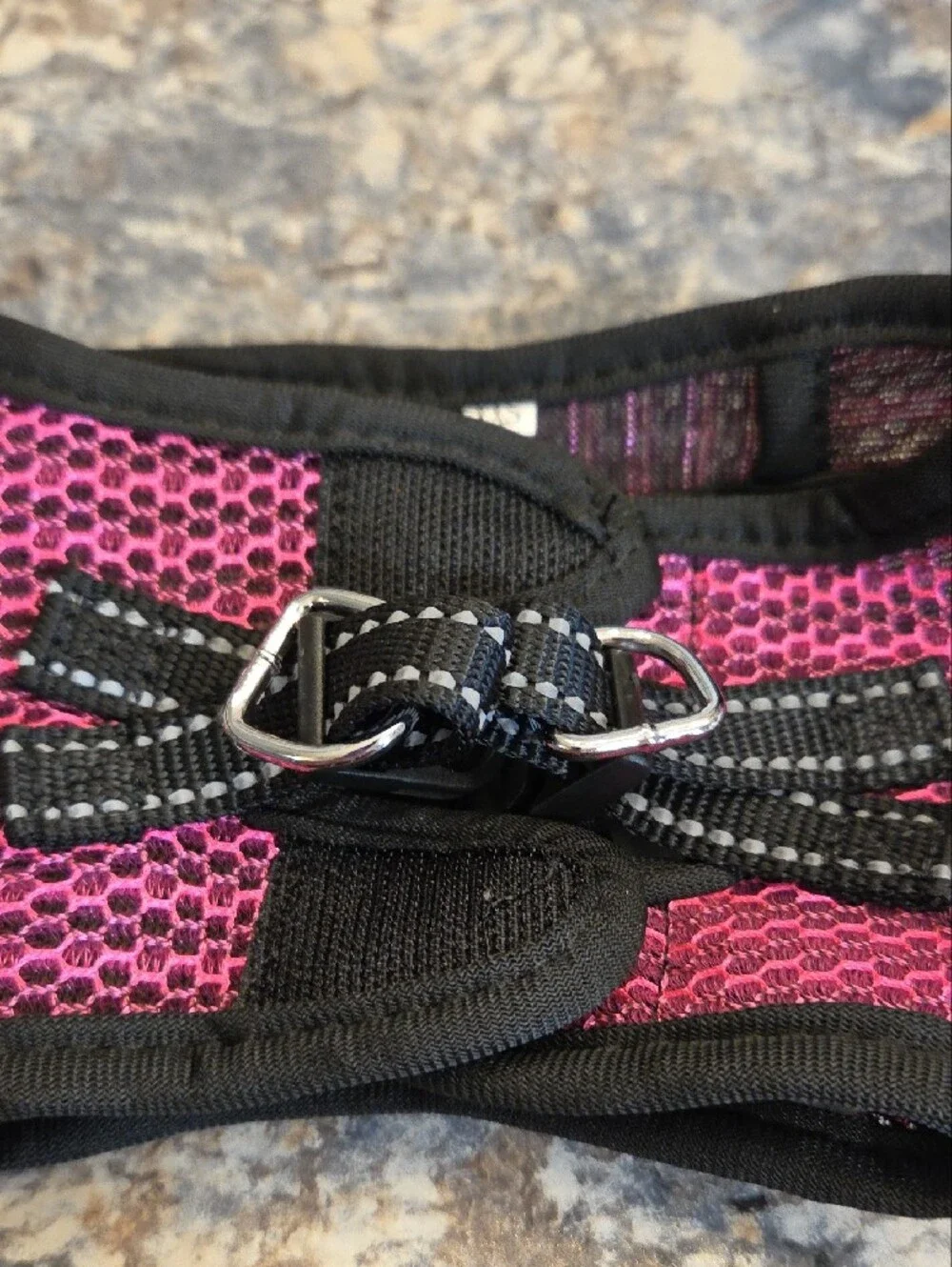 Dogs Pink Mesh Harness Vest - Comfortable Pet/Child Accessory